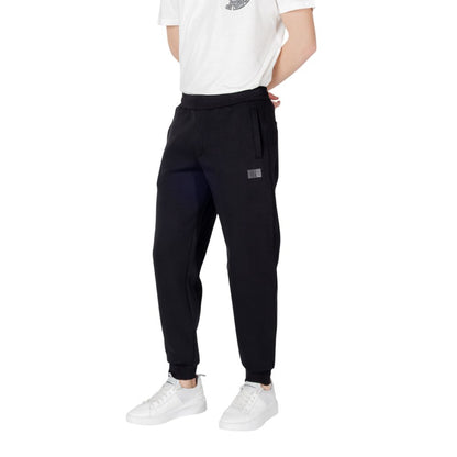 Armani Exchange – Schwarze Jogginghose aus Baumwolle