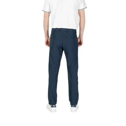 Hugo Boss – Enge Polyesterhose in Blau