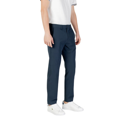 Hugo Boss – Enge Polyesterhose in Blau