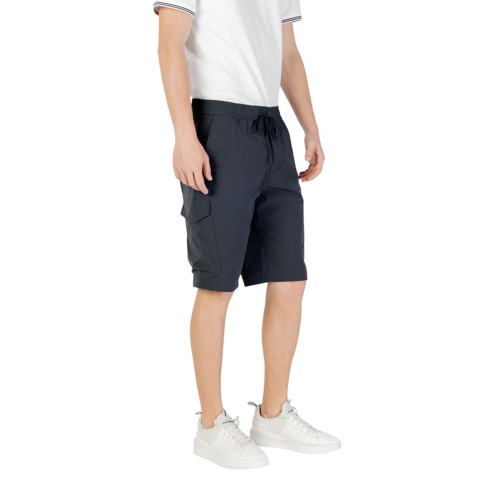 Hugo Boss – Blaue Polyester-Bermuda
