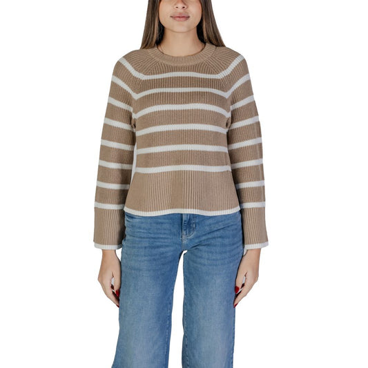 Vila Clothes Beige Baumwoll-Sportbekleidung