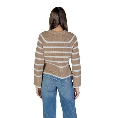 Vila Clothes Beige Baumwoll-Sportbekleidung
