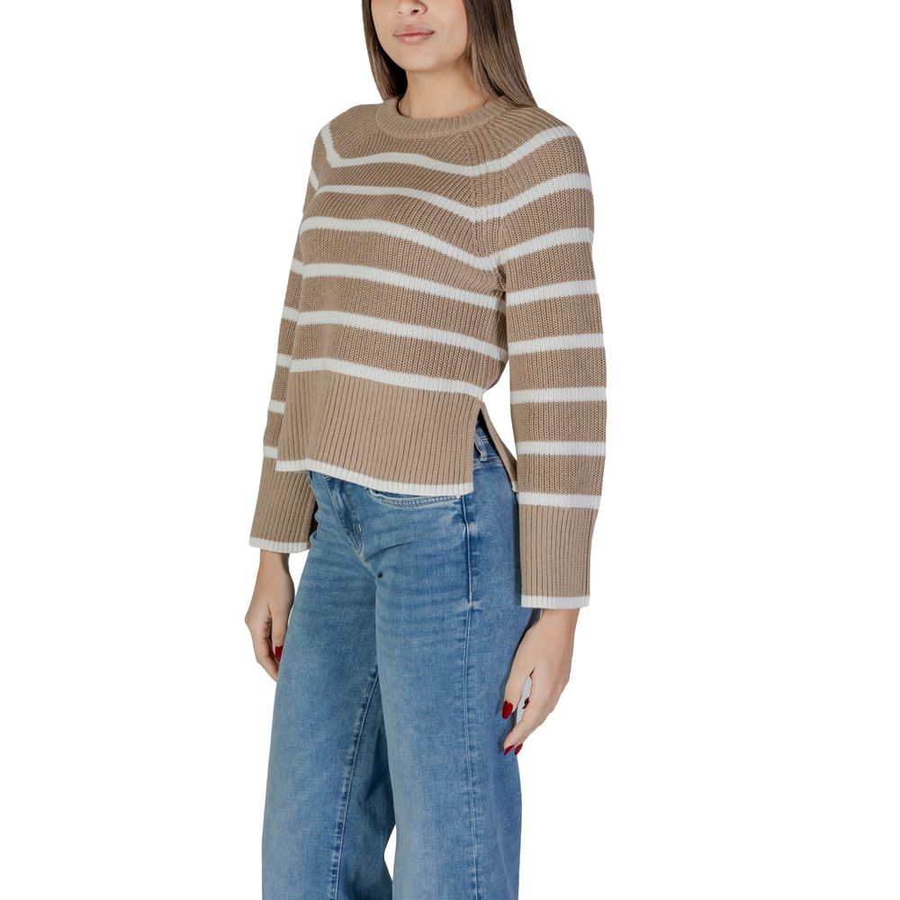 Vila Clothes Beige Baumwoll-Sportbekleidung