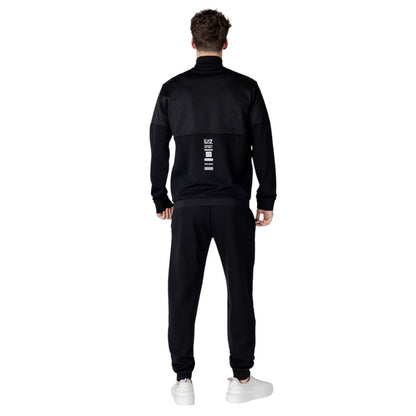 EA7 Emporio Armani – Schwarzer Baumwoll-Trainingsanzug