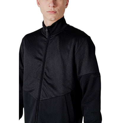 EA7 Emporio Armani – Schwarzer Baumwoll-Trainingsanzug