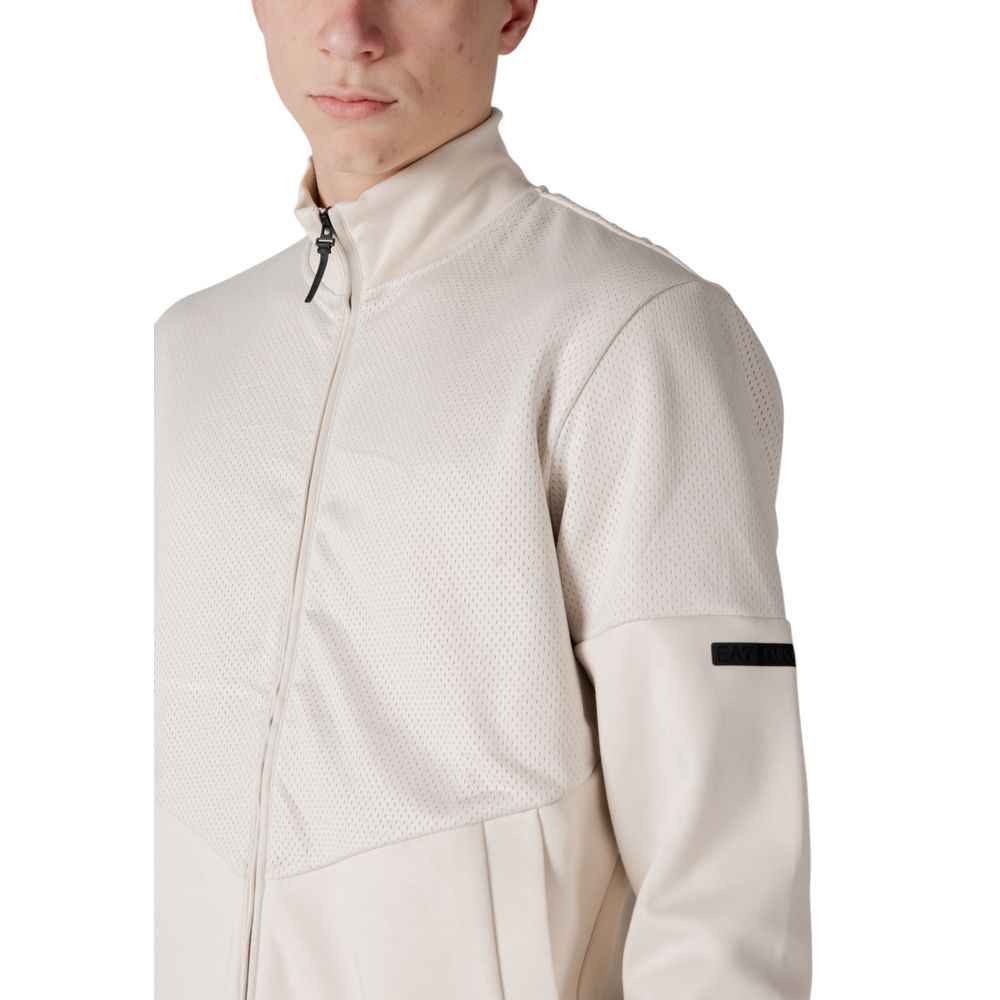 EA7 Emporio Armani – Trainingsanzug aus Baumwolle in Beige