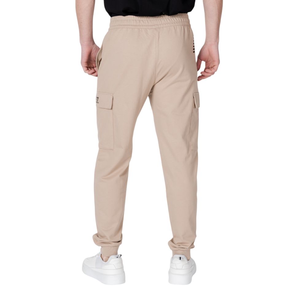 EA7 Emporio Armani – Beige Jogginghose aus Baumwolle