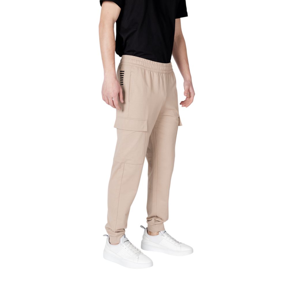 EA7 Emporio Armani – Beige Jogginghose aus Baumwolle