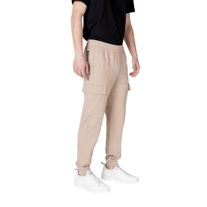 EA7 Emporio Armani – Beige Jogginghose aus Baumwolle