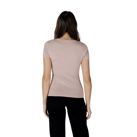 EA7 Emporio Armani – Modal-T-Shirt in Rosa