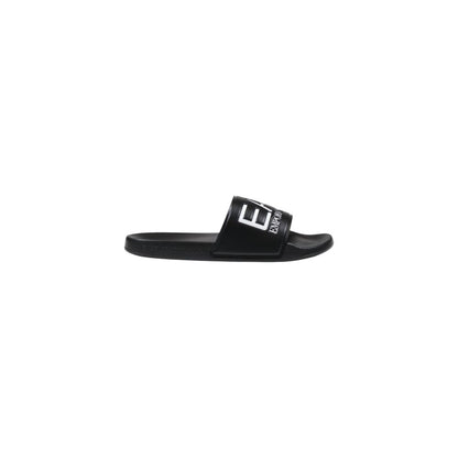 EA7 Emporio Armani – Schwarz-weiße PVC-Slipper