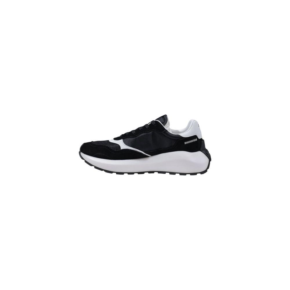 EA7 Emporio Armani – Schwarz-weißer Polyamid-Sneaker