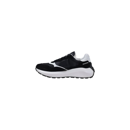 EA7 Emporio Armani – Schwarz-weißer Polyamid-Sneaker