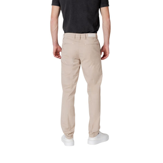 Replay Beige Cotton Casual Pants