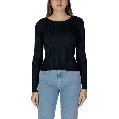Vila Clothes – Schwarze Sportbekleidung aus recyceltem Polyester