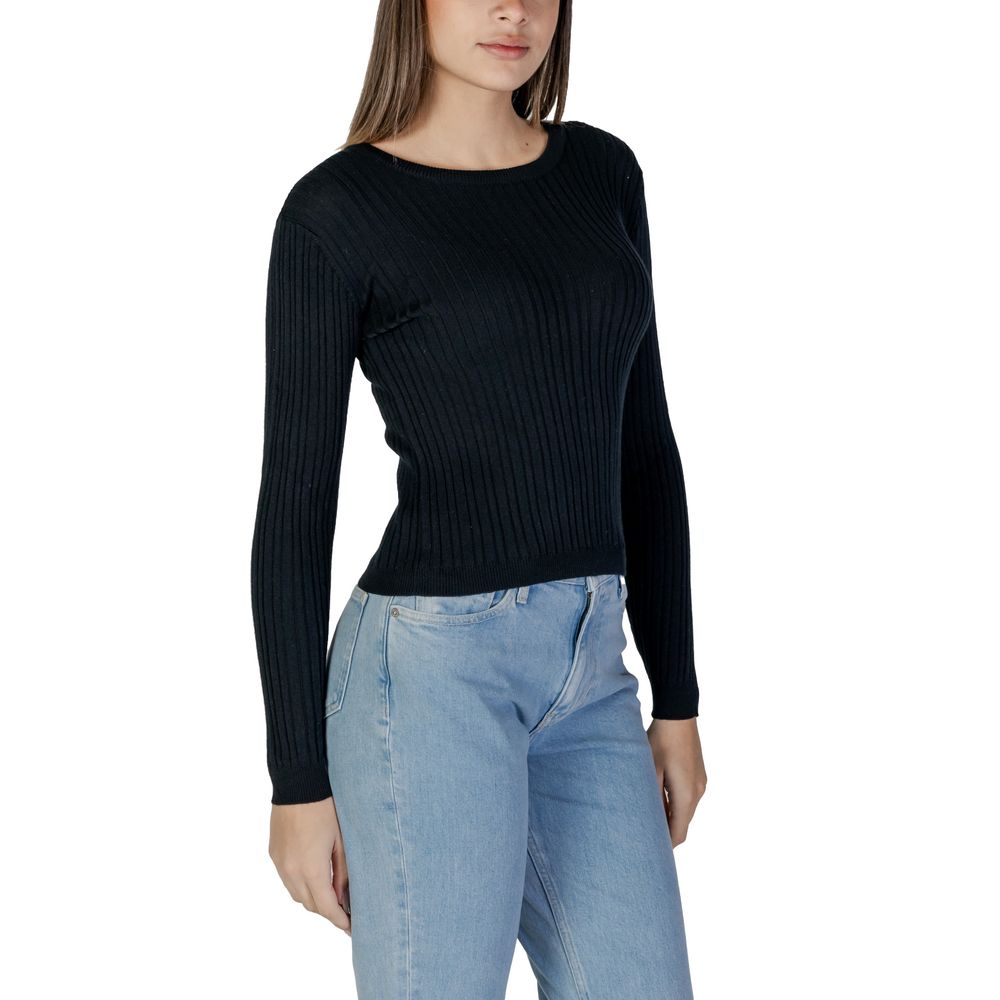 Vila Clothes – Schwarze Sportbekleidung aus recyceltem Polyester