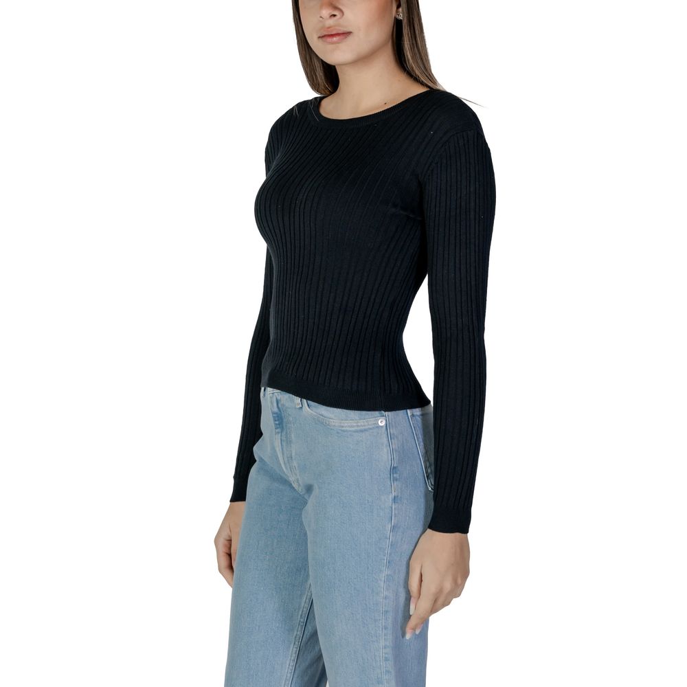 Vila Clothes – Schwarze Sportbekleidung aus recyceltem Polyester