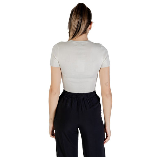 Jacqueline De Yong Weißer Viskosepullover