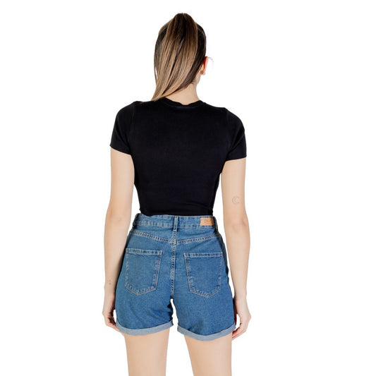 Jacqueline De Yong Schwarzer Viskosepullover