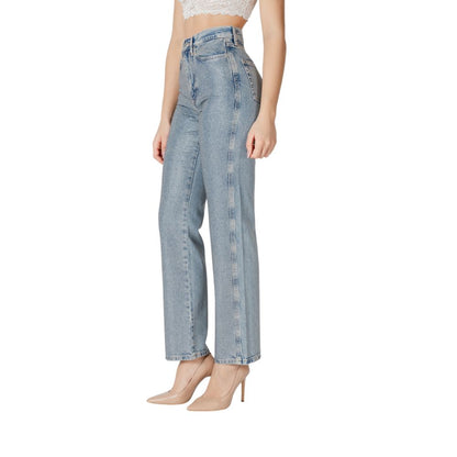 Only Blue Cotton Mom Jeans
