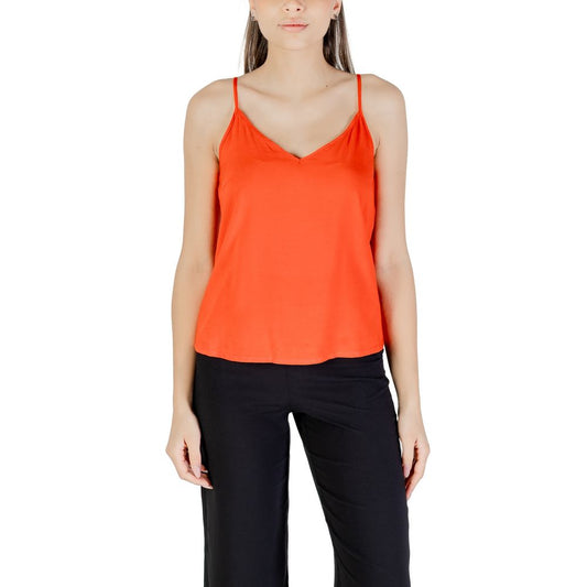 Vero Moda – Rotes Viskose-Tanktop