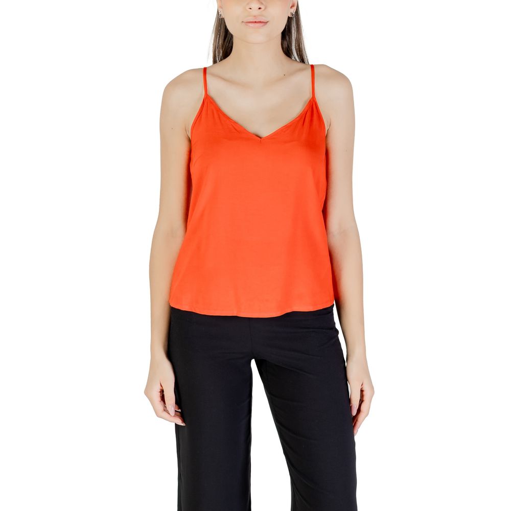 Vero Moda – Rotes Viskose-Tanktop