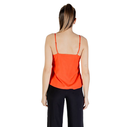 Vero Moda – Rotes Viskose-Tanktop