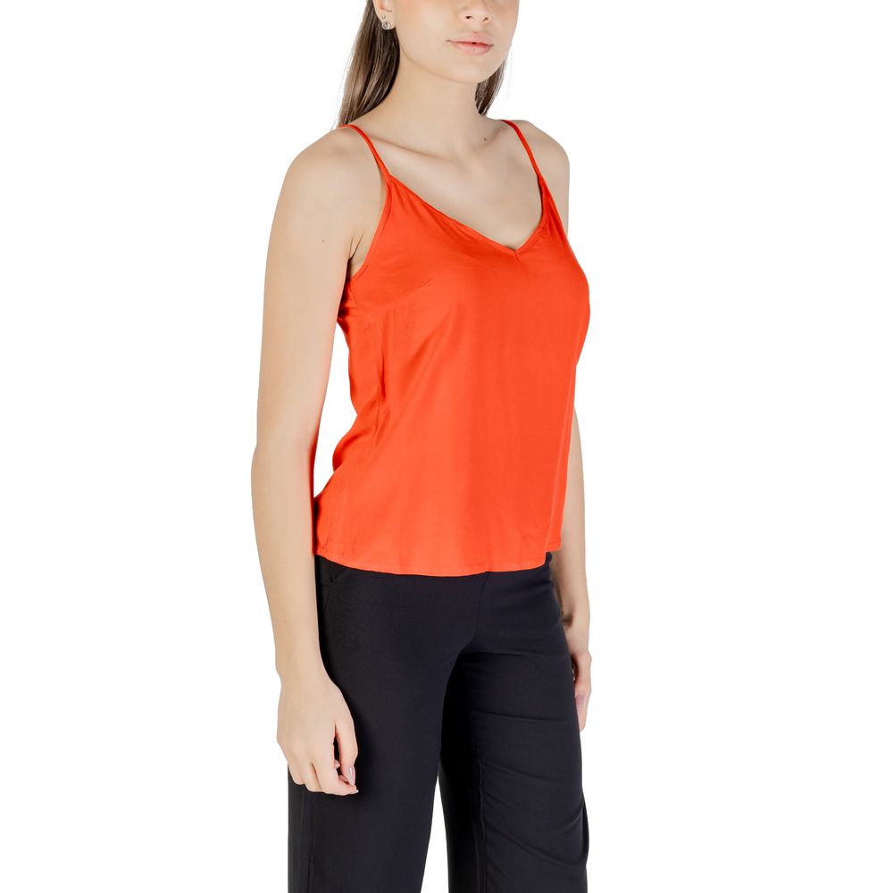 Vero Moda – Rotes Viskose-Tanktop