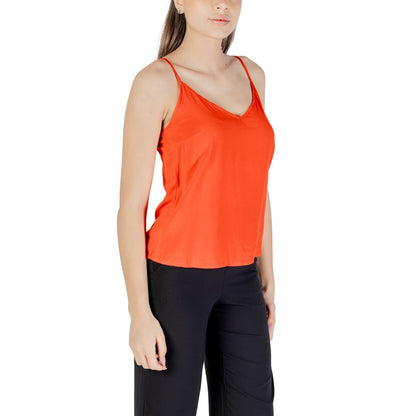 Vero Moda – Rotes Viskose-Tanktop