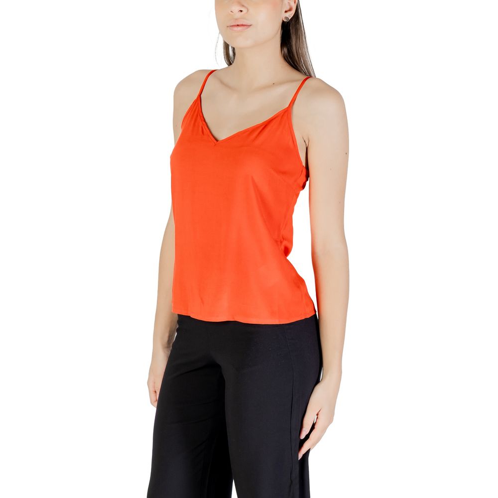 Vero Moda – Rotes Viskose-Tanktop