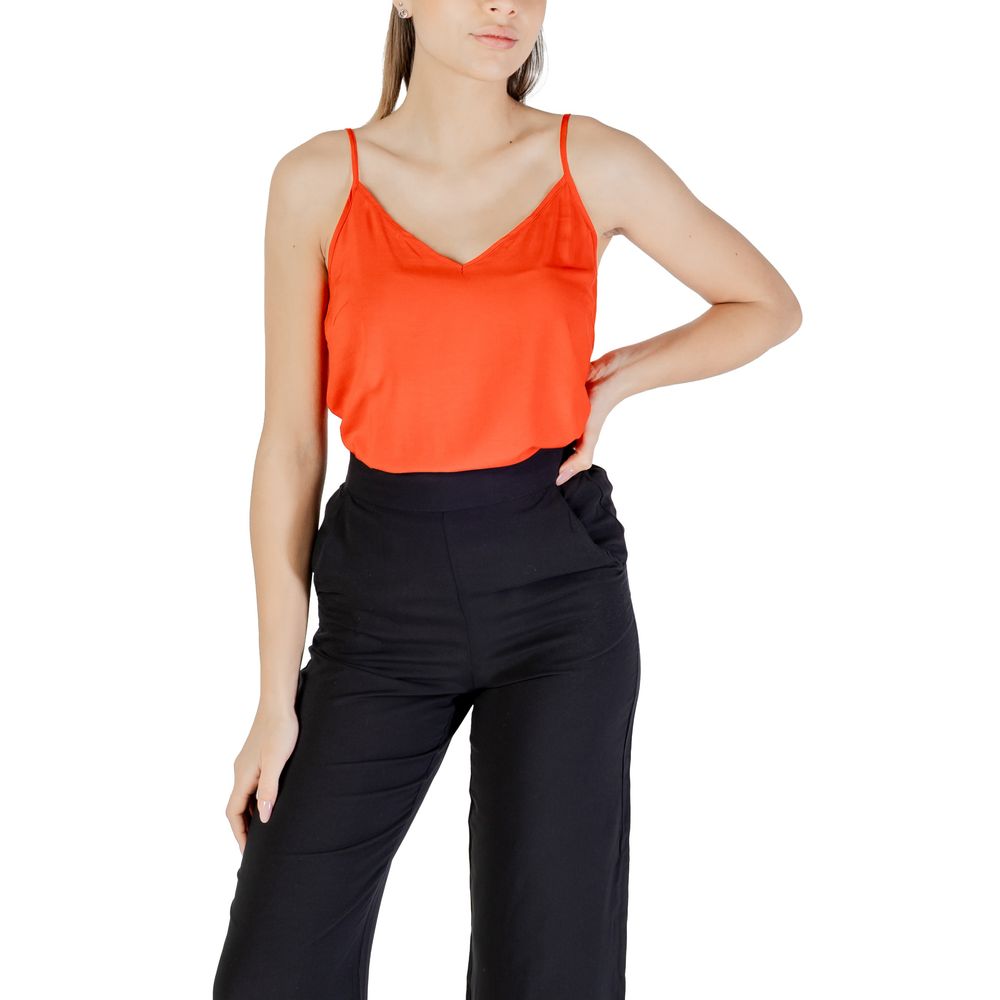 Vero Moda – Rotes Viskose-Tanktop