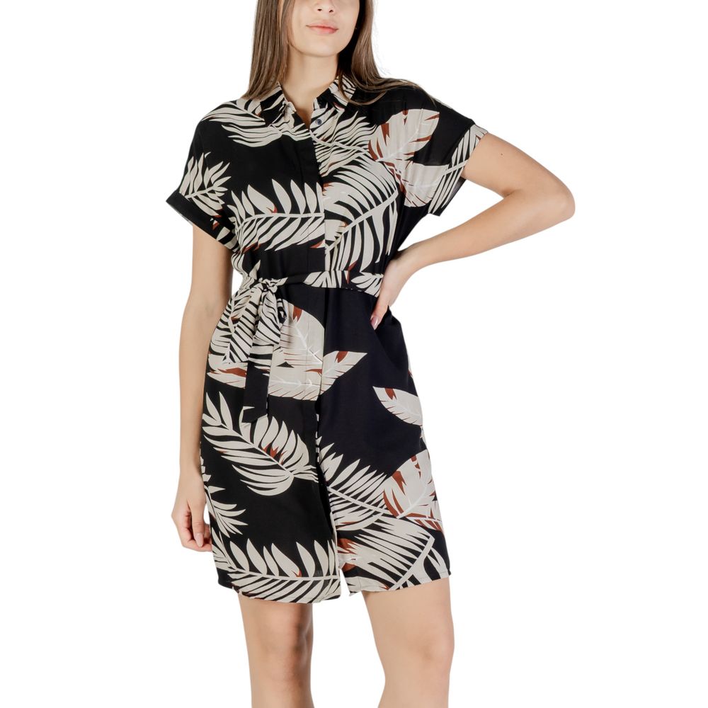 Vero Moda – Beige Viskose-Shorts
