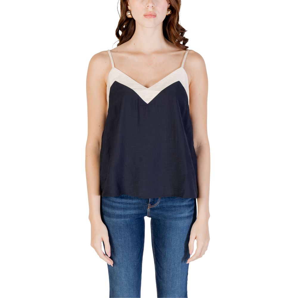 Vero Moda – Schwarzes Nylon-Top