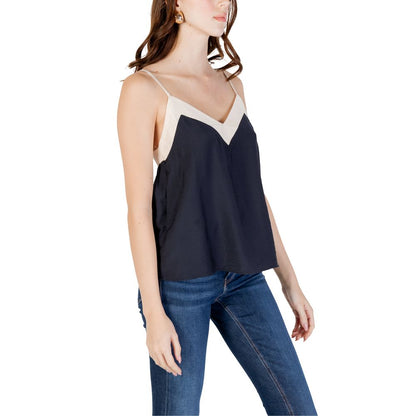 Vero Moda – Schwarzes Nylon-Top