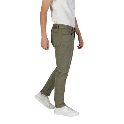 Jeckerson Green Cotton Skinny Pants