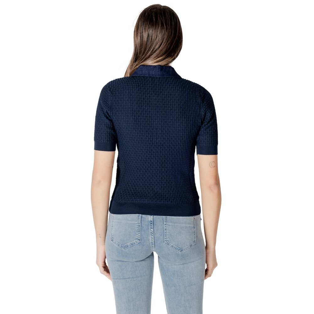 Morgan De Toi Blauer Polyesterpullover