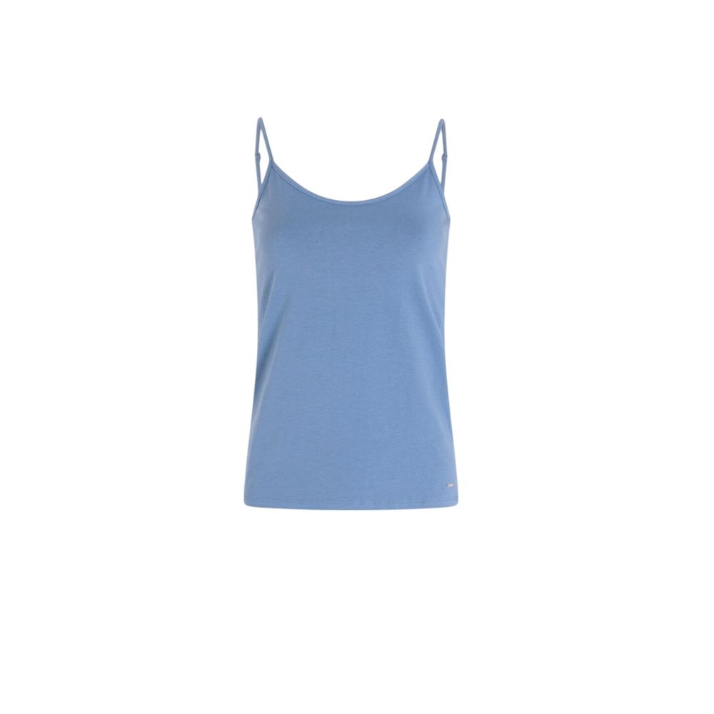 Morgan De Toi – Blaues Tanktop aus Baumwolle