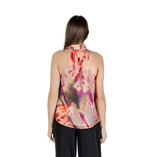 Morgan De Toi – Rosa Bluse aus recyceltem Polyester