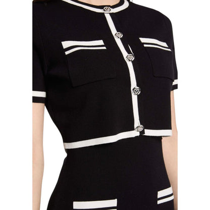 Morgan De Toi – Schwarze Viskose-Shorts