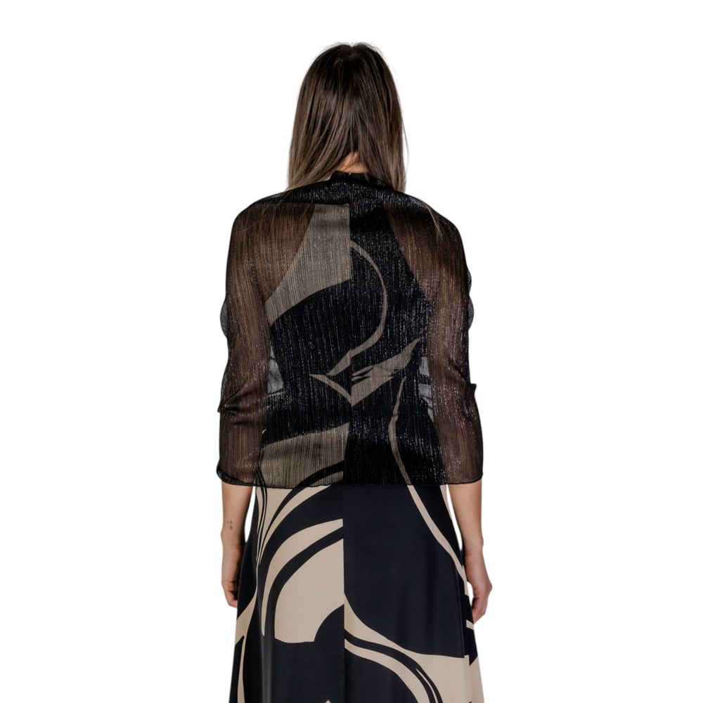 Rinascimento Schwarzer Polyesterschal