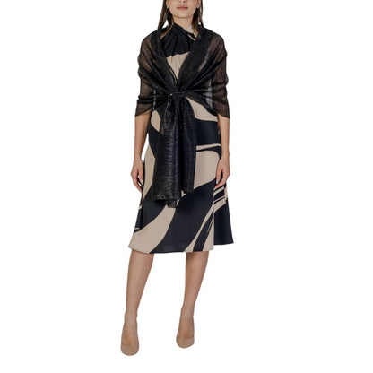 Rinascimento Schwarzer Polyesterschal