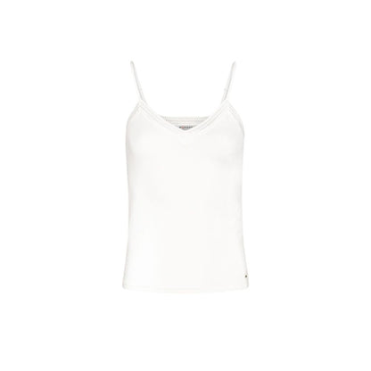 Morgan De Toi – Cremefarbenes Viskose-Tanktop