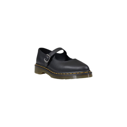 Dr. Martens – Schwarze Leder-Plateauschuhe