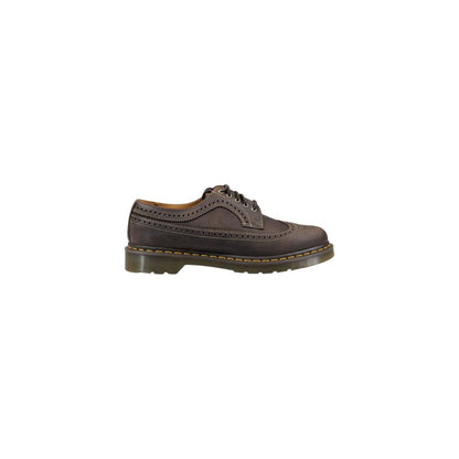 Dr. Martens braune Leder-Oxfords und Derbies