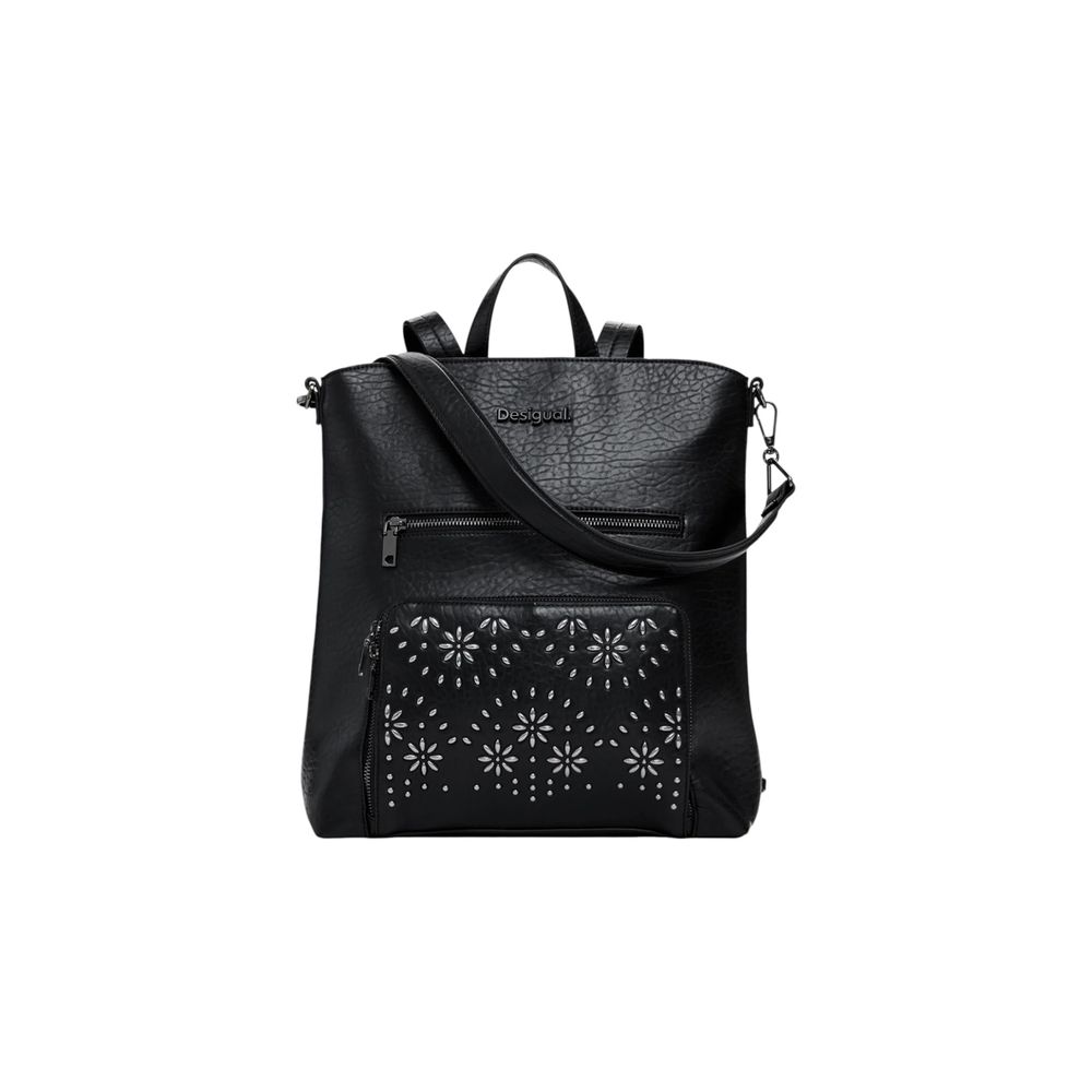 Desigual – Schwarzer Polyethylen-Rucksack
