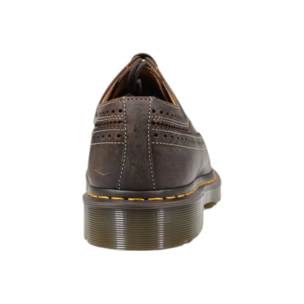 Dr. Martens braune Leder-Oxfords und Derbies