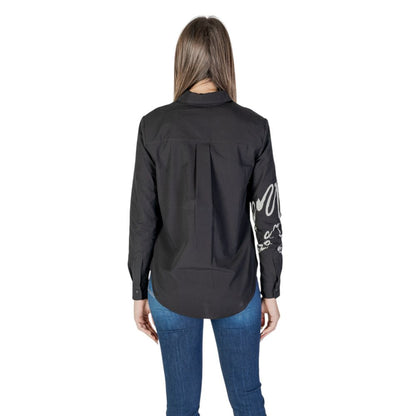 Desigual Schwarze Baumwollbluse