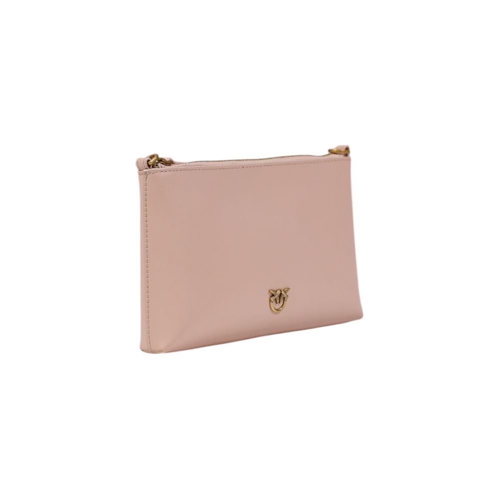 PINKO Clutch aus rosa Leder