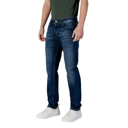 Jack Jones Blaue Jeans aus Bio-Baumwolle mit entspannter Passform