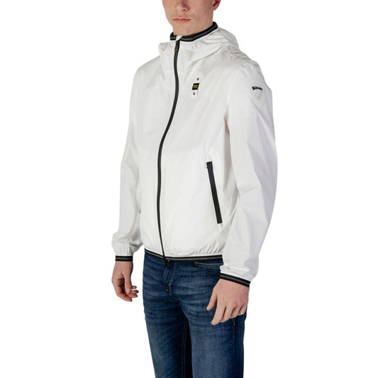 Blauer White Polyamide Jackets & Coat